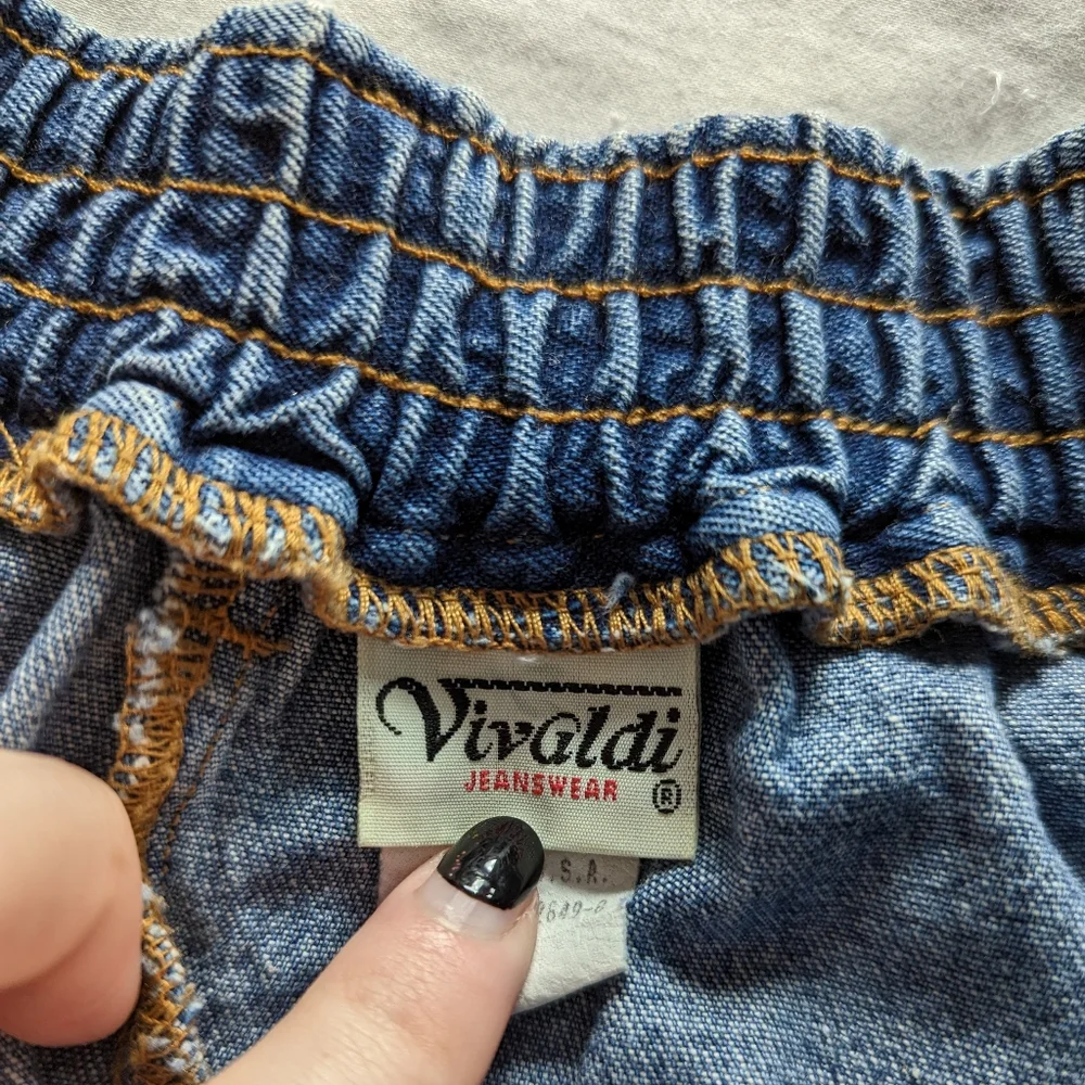 Y2K Style Vintage Denim Midi Skirt (Size 6) - Picture 3 of 4